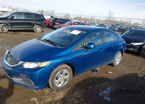 2013 Honda Civic Lx z USA, uszkodzony, nr VIN 2HGFB2F53DH592290